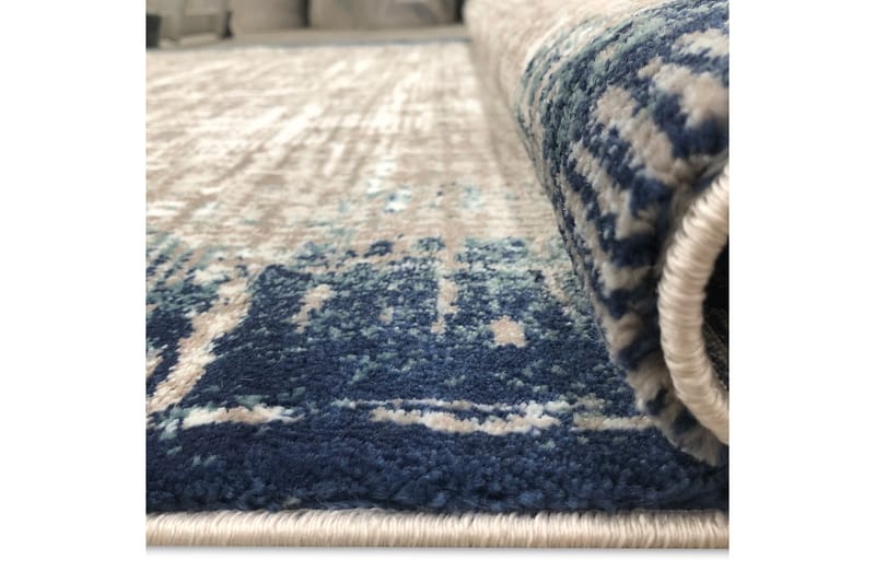 TACETTIN Matta 150x230 cm Blå/Grå - Textilier & mattor - Mattor - Modern matta - Friezemattor