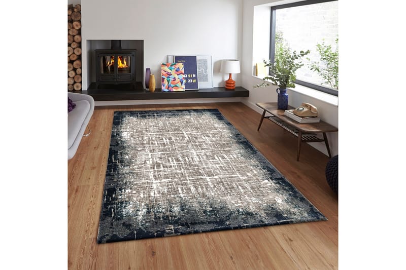 TACETTIN Matta 150x230 cm Blå/Grå - Textilier & mattor - Mattor - Modern matta - Friezemattor