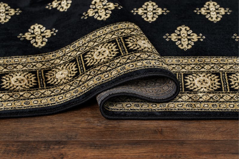 Teheran Wiltonmatta Rektangulär 160x230 cm - Svart - Textilier & mattor - Mattor - Modern matta - Friezemattor