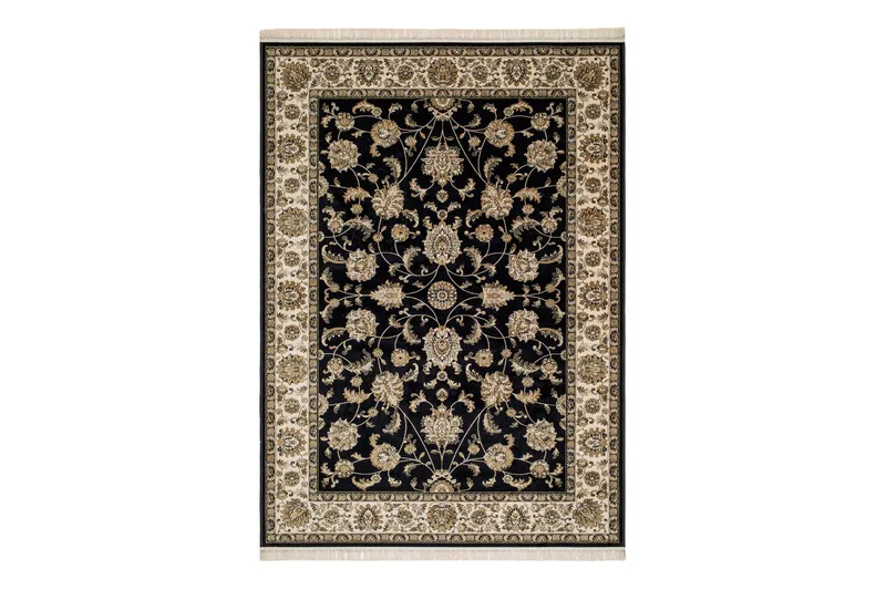 Teheran Wiltonmatta Rektangulär 160x230 cm, Svart