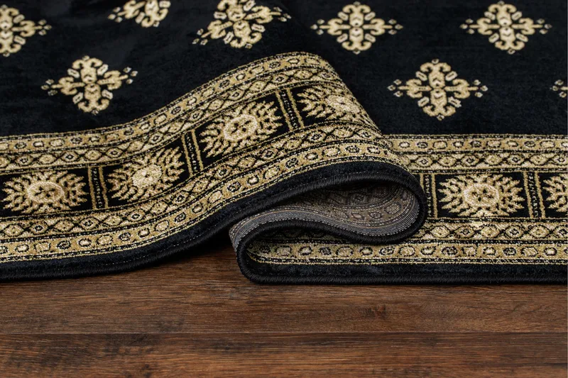 Teheran Wiltonmatta Rektangulär 240x330 cm - Svart - Textilier & mattor - Mattor - Modern matta - Friezemattor