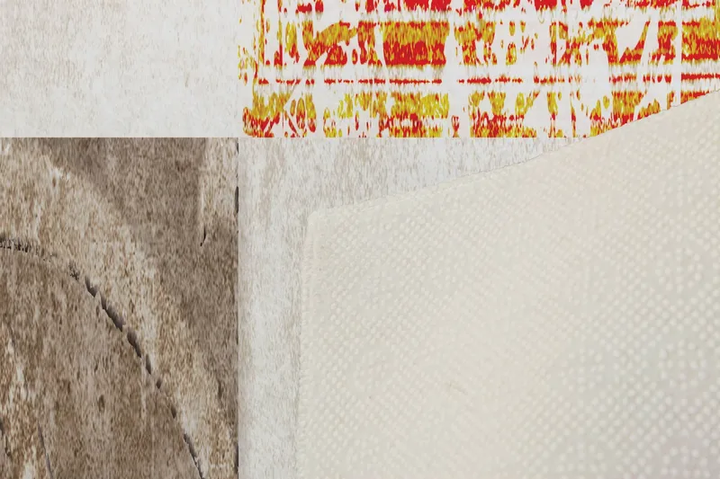 Tolunay Matta 100x150 cm - Flerfärgad - Textilier & mattor - Mattor - Modern matta - Friezemattor