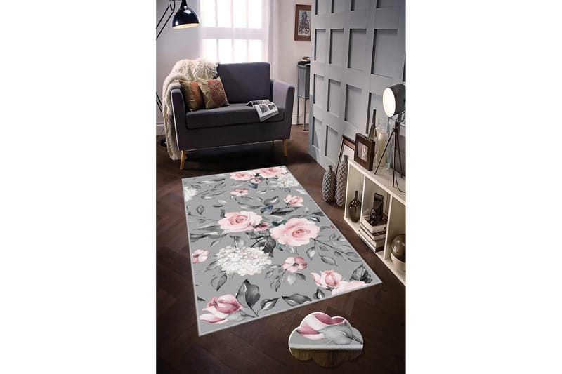 Tolunay Matta 100x200 cm - Flerfärgad - Textilier & mattor - Mattor - Modern matta - Friezemattor