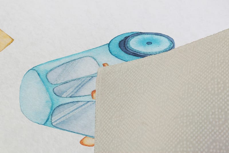 Tolunay Matta 100x200 cm - Flerfärgad - Textilier & mattor - Mattor - Modern matta - Friezemattor