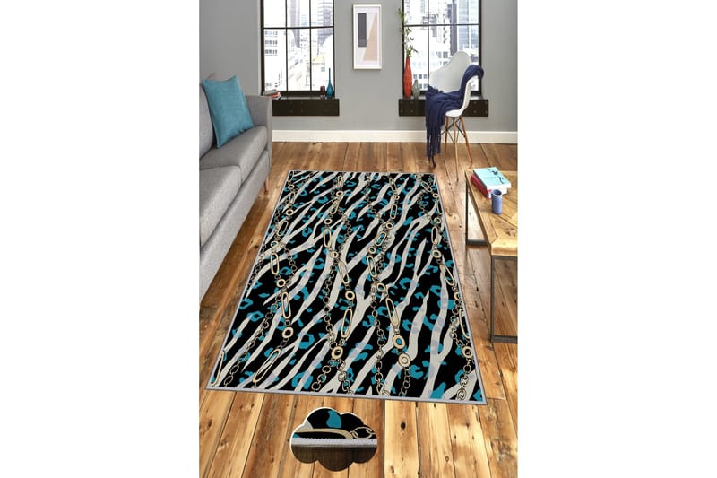 Tolunay Matta 120x180 cm - Flerfärgad - Textilier & mattor - Mattor - Modern matta - Friezemattor