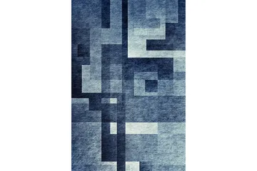 Tolunay Matta 120x180 cm - Flerfärgad - Textilier & mattor - Mattor - Modern matta - Friezemattor