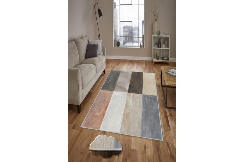 Tolunay Matta 120x180 cm - Flerfärgad - Textilier & mattor - Mattor - Modern matta - Friezemattor