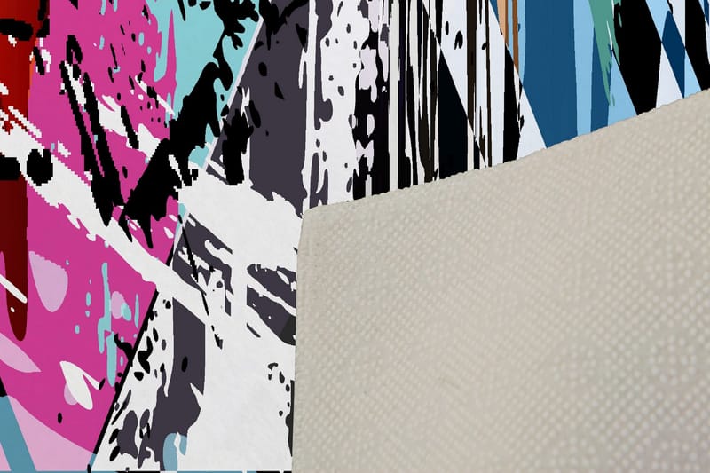 Tolunay Matta 120x180 cm - Flerfärgad - Textilier & mattor - Mattor - Modern matta - Friezemattor