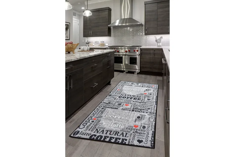 Tugrul Matta 120x180 cm, Grå/Sammet