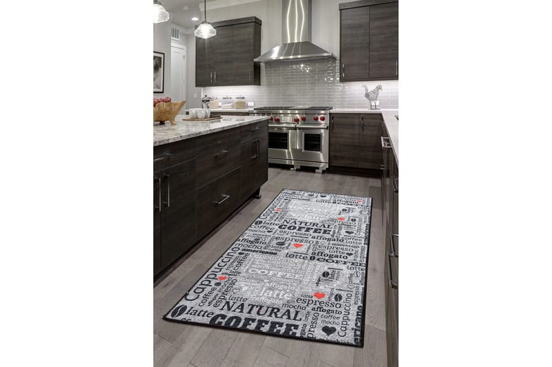 Tugrul Matta 120x180 cm, Grå/Sammet