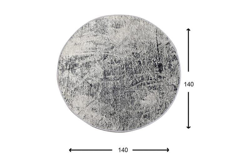 Umboni Matta Rund 140 cm - Flerfärgad/Sammet - Textilier & mattor - Mattor - Modern matta - Friezemattor