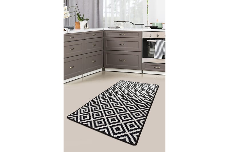 Umukara Matta 140x190 cm, Flerfärgad/Sammet