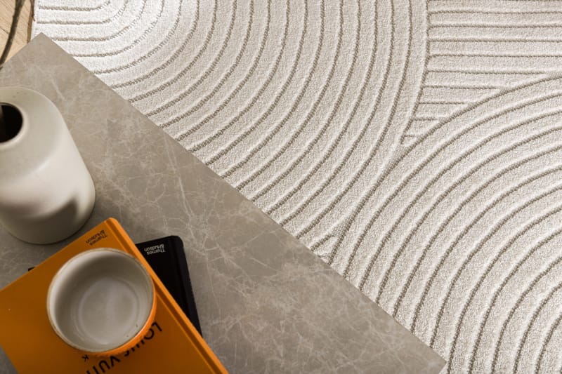 Vince Wiltonmatta 240x340 cm Rektangulär - Vit - Textilier & mattor - Mattor - Modern matta - Friezemattor