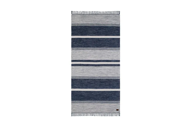 Vindö Matta 75x150, Denimblå