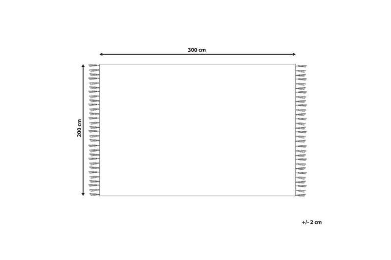 Gandzak Bomullsmatta 200x300 cm Blå - Textilier & mattor - Mattor - Modern matta - Bomullsmattor