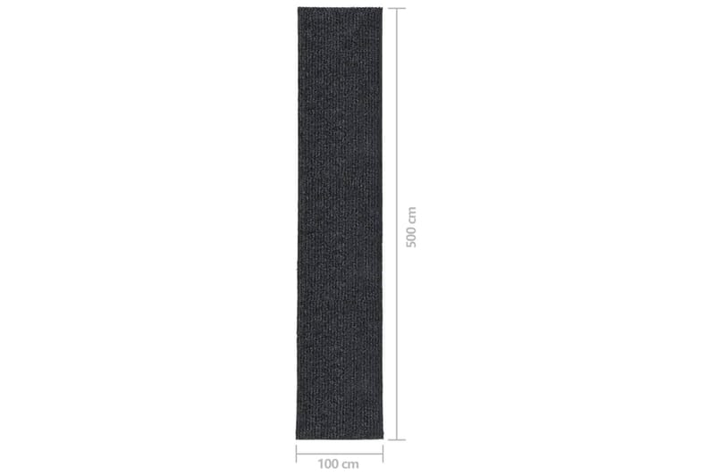 Gångmatta 100x500 cm antracit - Grå - Textilier & mattor - Mattor - Modern matta - Gångmattor