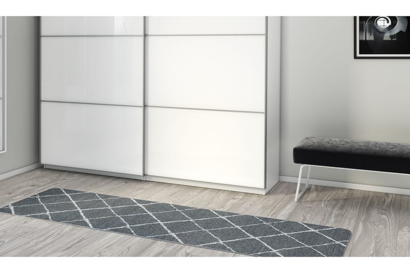 AADA Gångmatta 80x350 cm Antracit - Hestia - Textilier & mattor - Mattor - Utomhusmattor - Dörrmattor & entrémattor