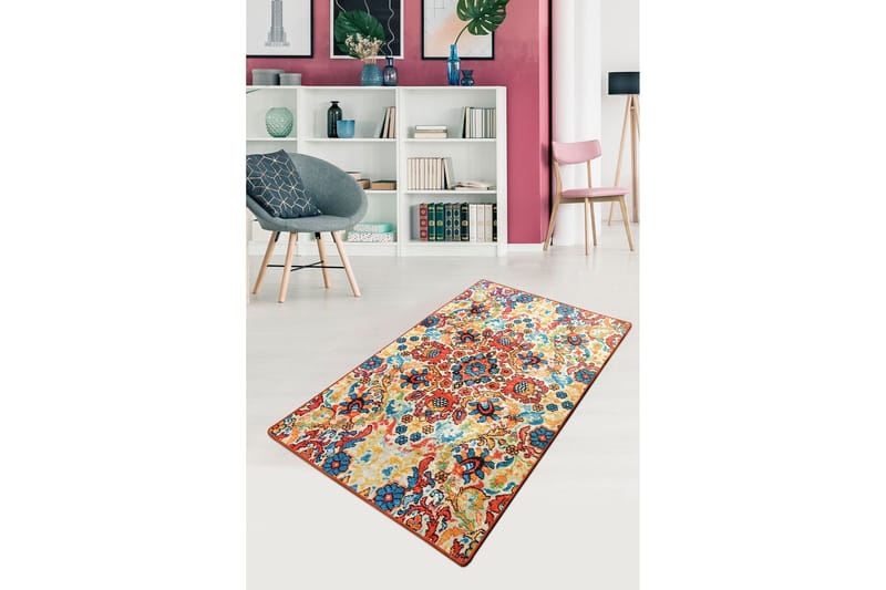 Aldarte Entrematta 100x300 cm - Flerfärgad/Sammet - Textilier & mattor - Mattor - Modern matta - Gångmattor