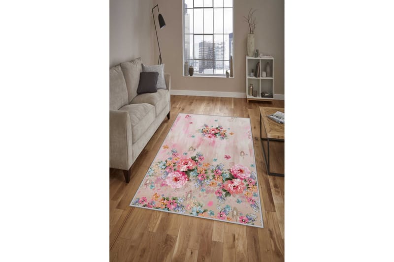 Bedriye Entrematta 100x300 cm - Flerfärgad - Textilier & mattor - Mattor - Modern matta - Gångmattor