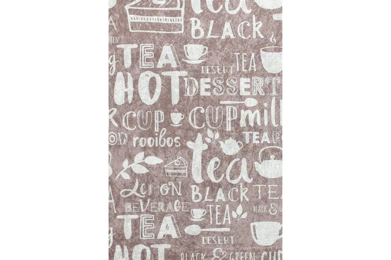 Cuppa Entrematta 80x300 cm - Beige/Vit/Sammet - Textilier & mattor - Mattor - Modern matta - Gångmattor