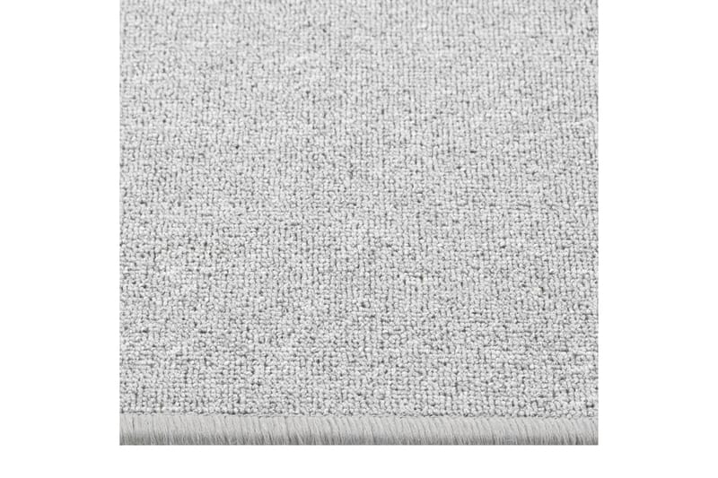 Gångmatta ljusgrå 80x250 cm - Grå - Gångmattor