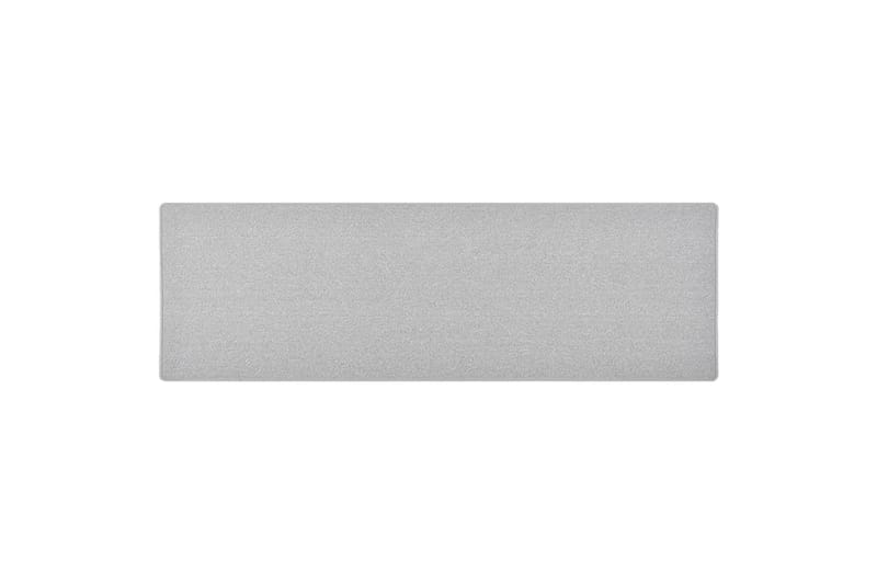 Gångmatta ljusgrå 80x250 cm - Grå - Gångmattor