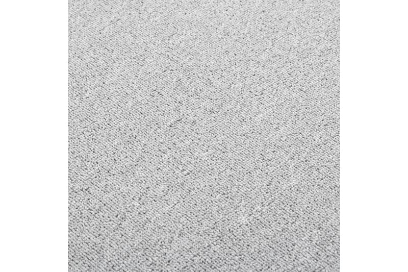 Gångmatta ljusgrå 80x300 cm - Grå - Gångmattor