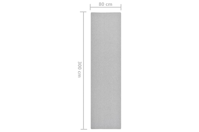 Gångmatta ljusgrå 80x300 cm - Grå - Textilier & mattor - Mattor - Modern matta - Gångmattor