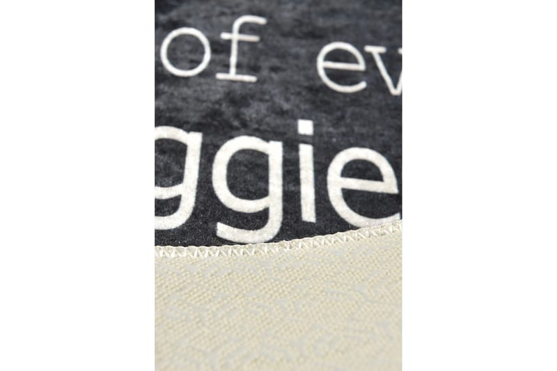 Kuhinja Entrematta 100x300 cm - Svart/Sammet - Textilier & mattor - Mattor - Modern matta - Gångmattor