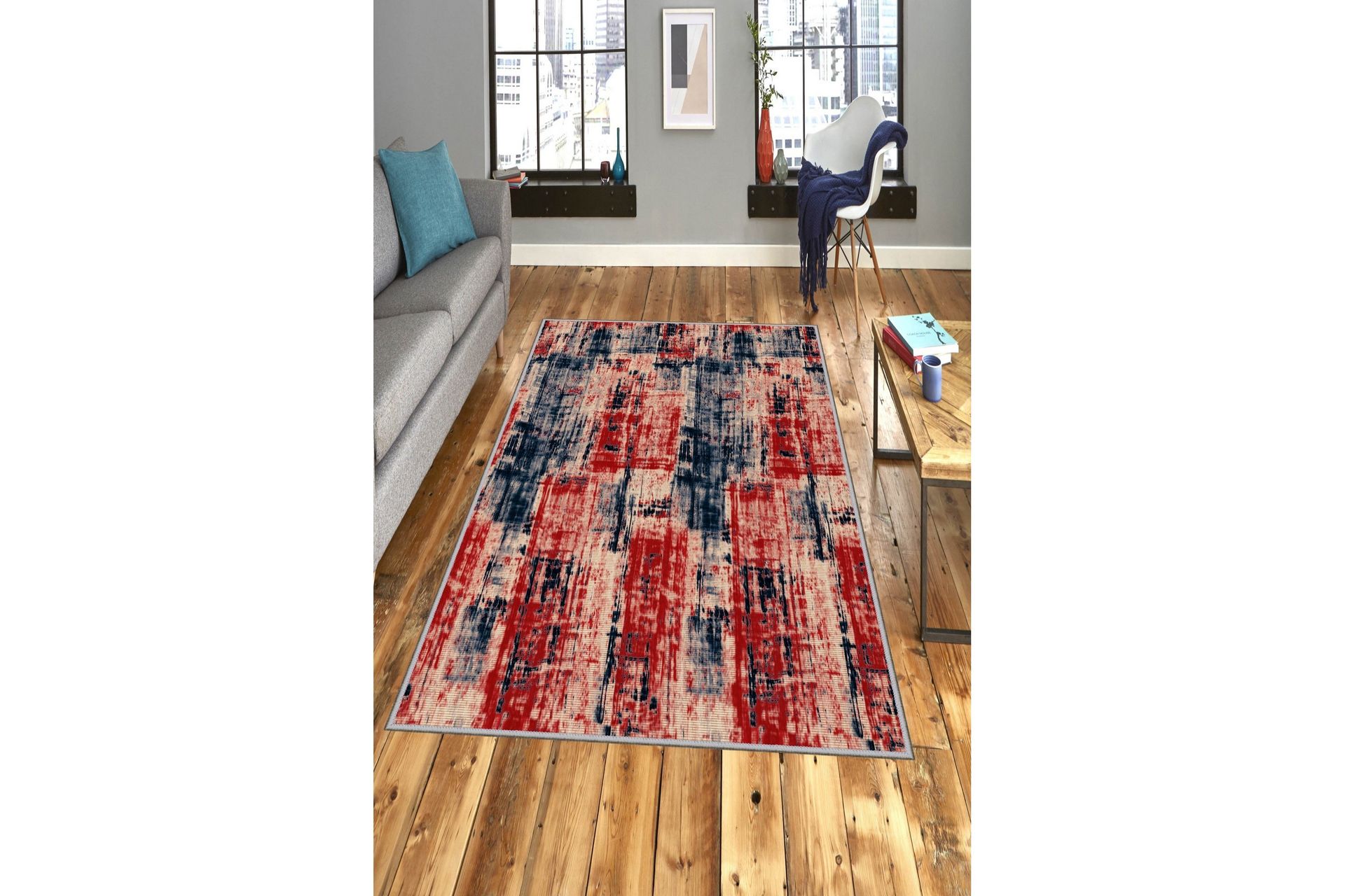 NARINSAH Entrematta 100x300 cm Flerfärgad - Textilier & mattor - Mattor - Modern matta - Gångmattor