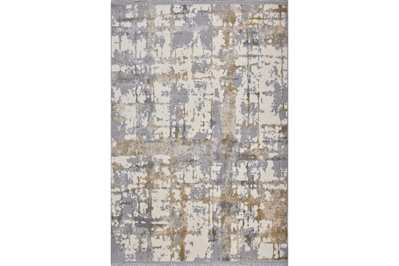 Naveena Gångmatta 100x450 cm Rektangulär Grå/Beige/Creme - Textilier & mattor - Mattor - Modern matta - Gångmattor