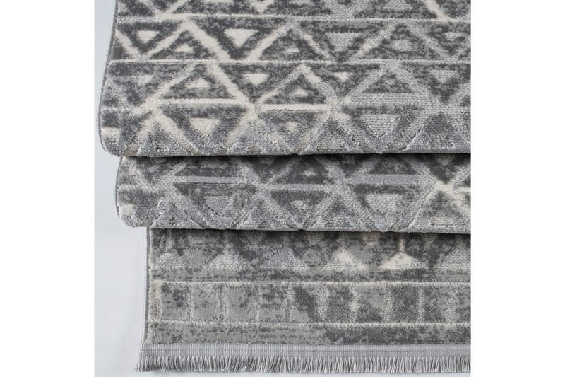 Naveena Gångmatta 120x350 cm Rektangulär Grå/Creme - Textilier & mattor - Mattor - Modern matta - Gångmattor