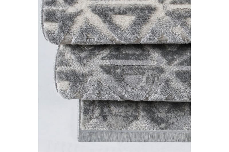 Naveena Gångmatta 120x350 cm Rektangulär Grå/Creme - Textilier & mattor - Mattor - Modern matta - Gångmattor