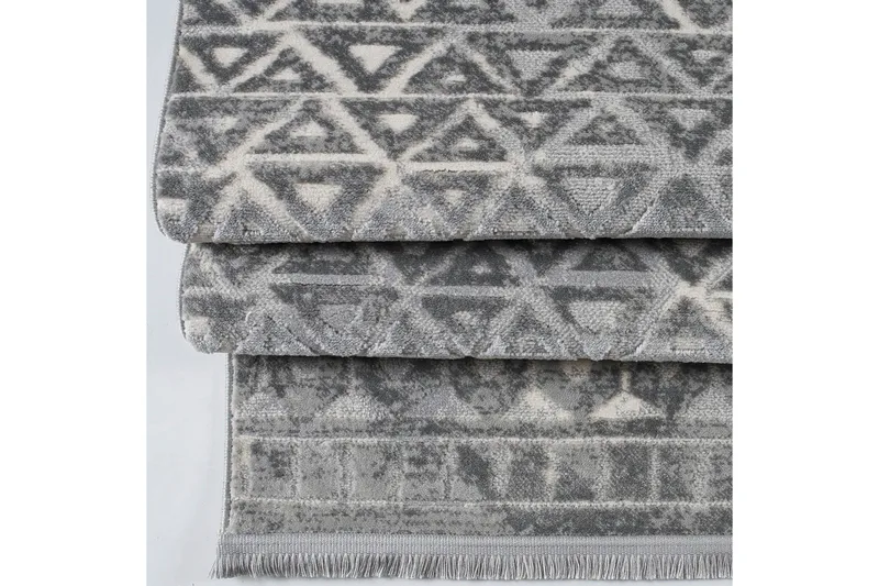 Naveena Gångmatta 120x400 cm Rektangulär - Grå/Creme - Textilier & mattor - Mattor - Modern matta - Gångmattor