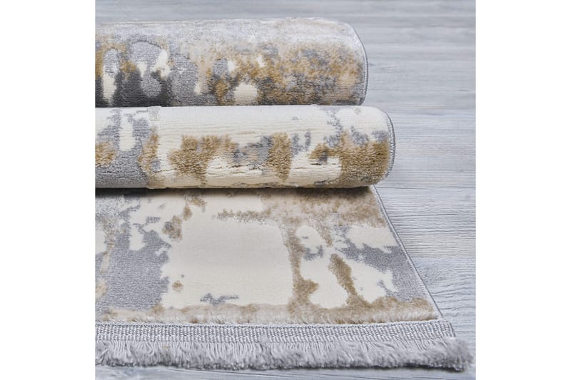 Naveena Gångmatta 80x150 cm Rektangulär Grå/Beige/Creme - Textilier & mattor - Mattor - Modern matta - Wiltonmattor
