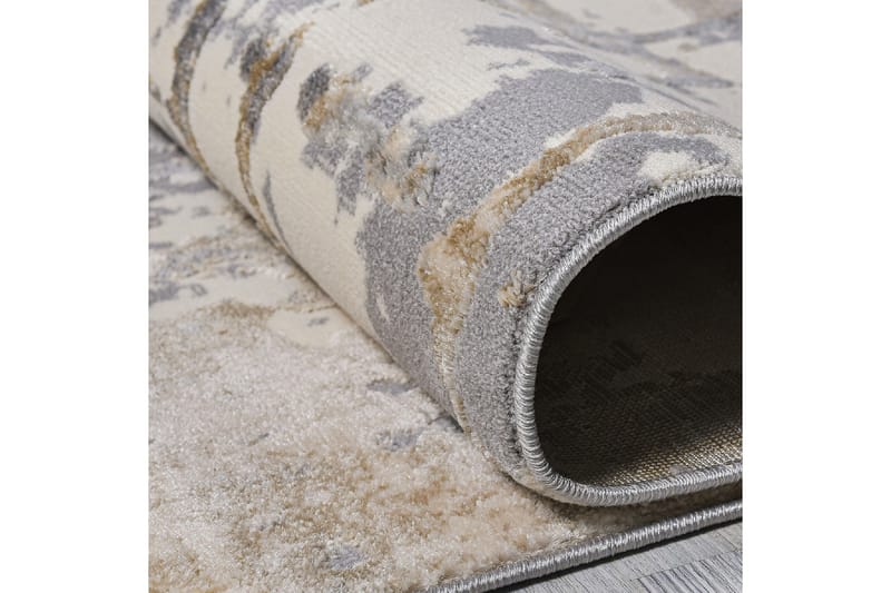 Naveena Gångmatta 80x500 cm Rektangulär Grå/Beige/Creme - Textilier & mattor - Mattor - Modern matta - Gångmattor