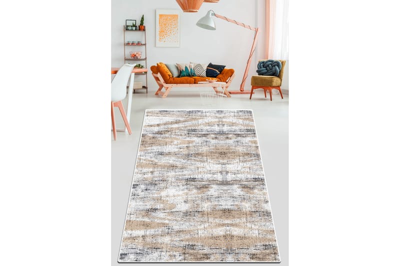 Nirwat Gångmatta 80x100 cm Rektangulär Flerfärgad - Textilier & mattor - Mattor - Modern matta - Gångmattor