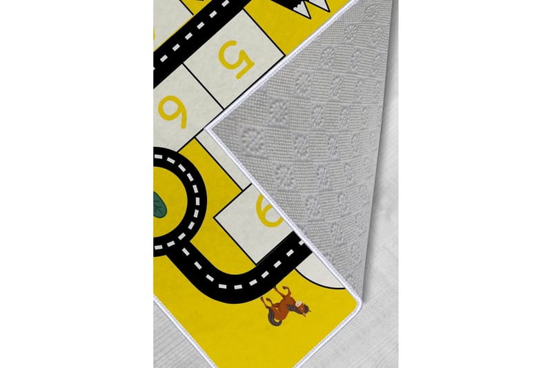 Nonu Gångmatta 100x150 cm Rektangulär Gul - Textilier & mattor - Mattor - Modern matta - Gångmattor