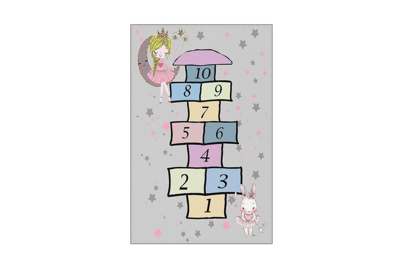 Nooralha Gångmatta 100x150 cm Rektangulär - Flerfärgad - Textilier & mattor - Mattor - Modern matta - Gångmattor