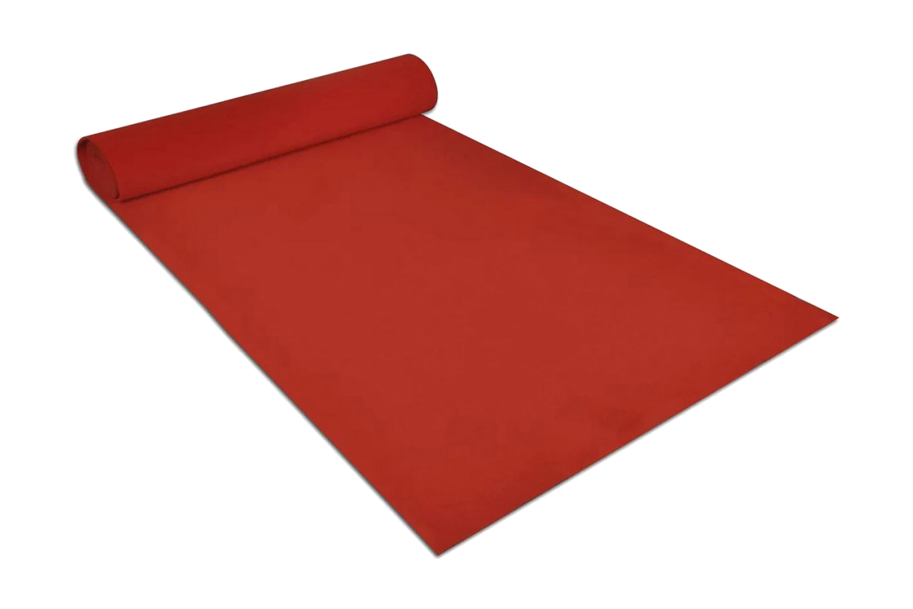 Röda mattan 1×5 m extra tung 400 g/m2 – Röd