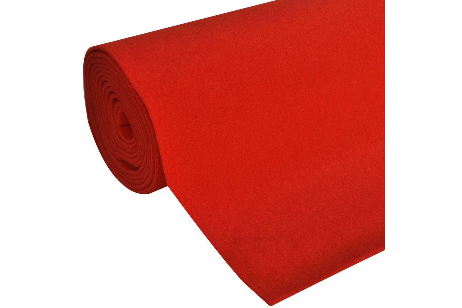 Röda mattan 1x5 m extra tung 400 g/m2 - Röd - Textilier & mattor - Mattor - Modern matta - Gångmattor
