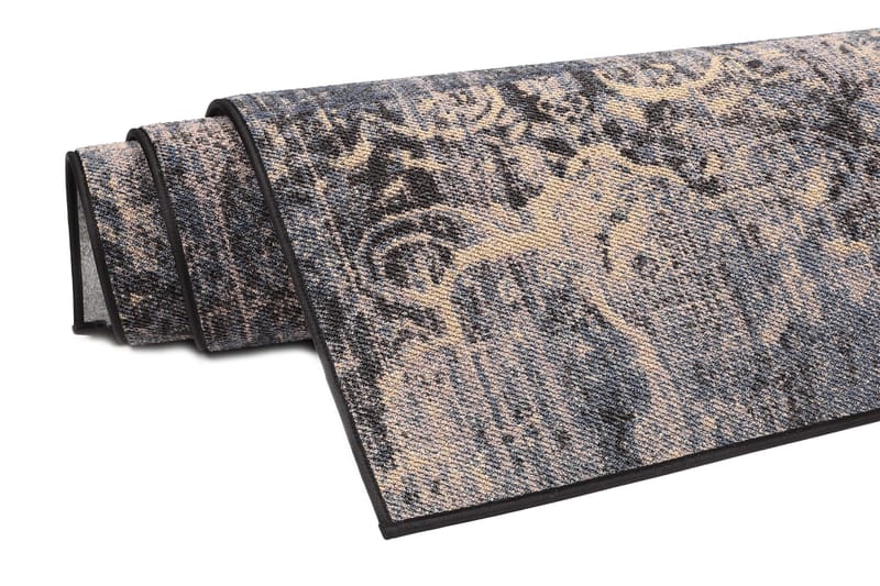 RUSTIIKKI Matta 80x300 cm Blåvintage - Vm Carpet - Persisk matta - Orientaliska mattor