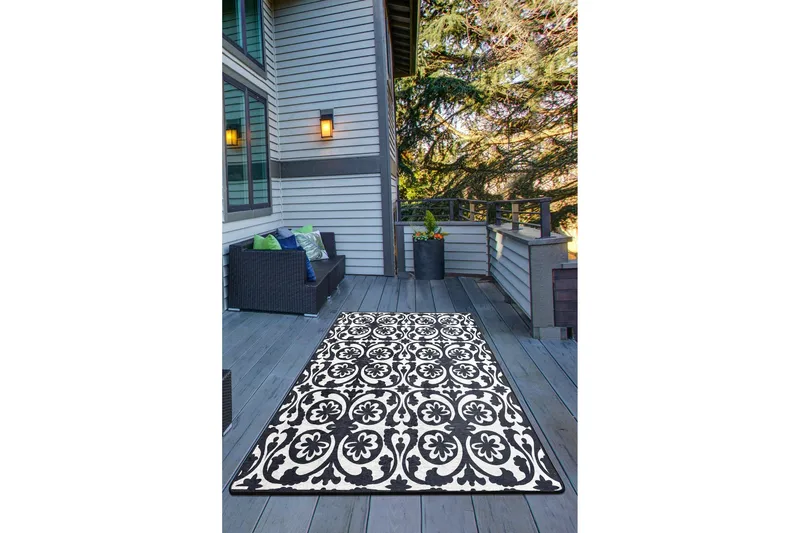 Sevval Entrematta 80x300 cm, Flerfärgad/Sammet