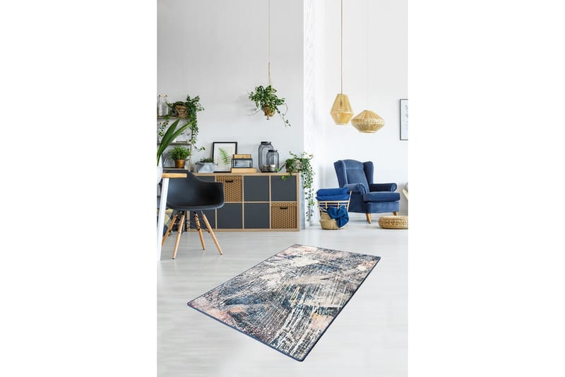 TESLIME Entrematta 100x300 cm Flerfärgad/Sammet - Textilier & mattor - Mattor - Modern matta - Gångmattor
