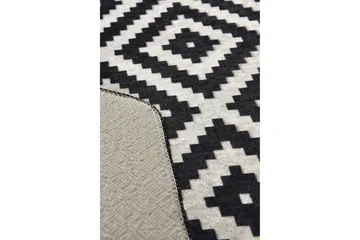 Umukara Entrematta 100x300 cm - Svart/Vit - Textilier & mattor - Mattor - Modern matta - Gångmattor