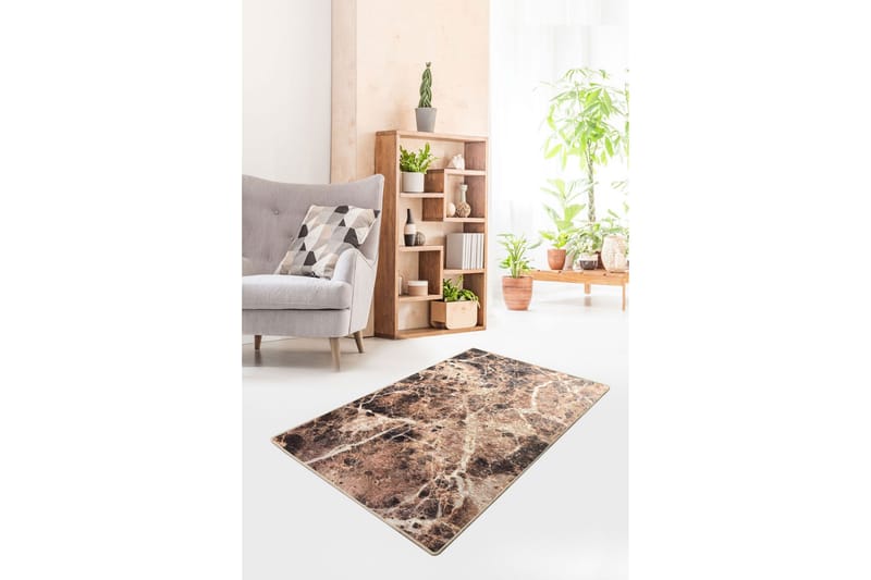 Zithunzi Entrematta 100x300 cm - Flerfärgad/Sammet - Textilier & mattor - Mattor - Modern matta - Gångmattor