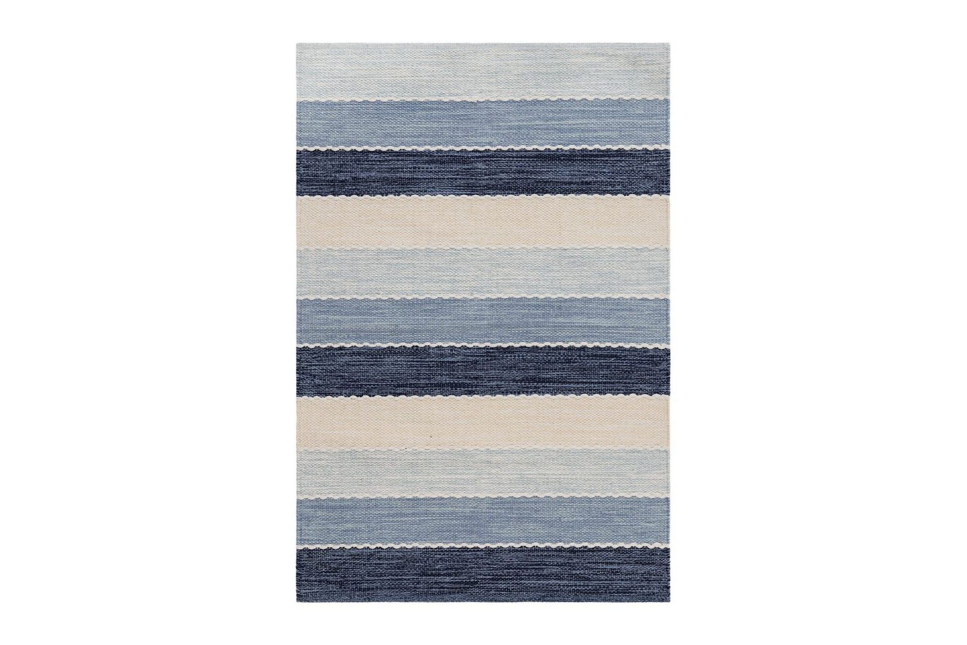 Garnmatta B&aring;stad - 140x200 cm, Bl&aring;