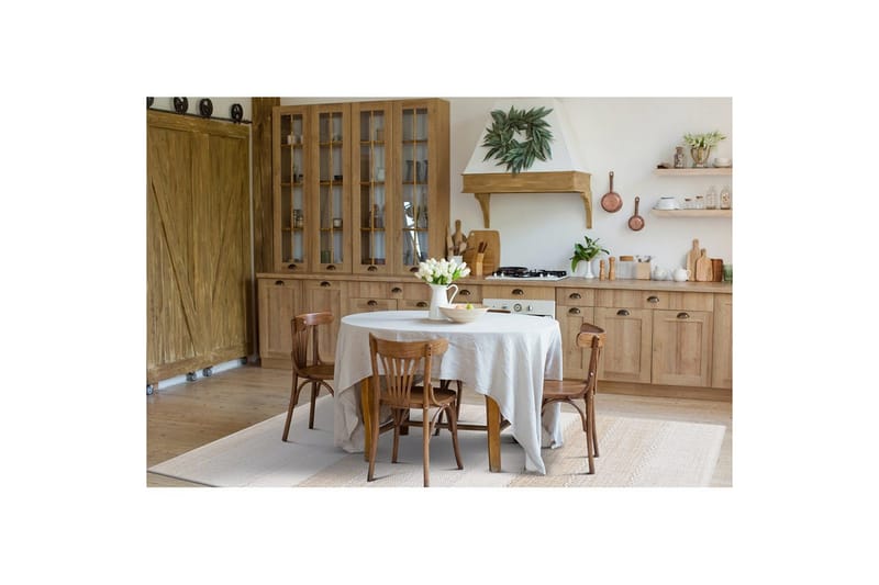 Garnmatta Båstad - 140x200 cm, Creme - Textilier & mattor - Mattor - Modern matta - Bomullsmattor