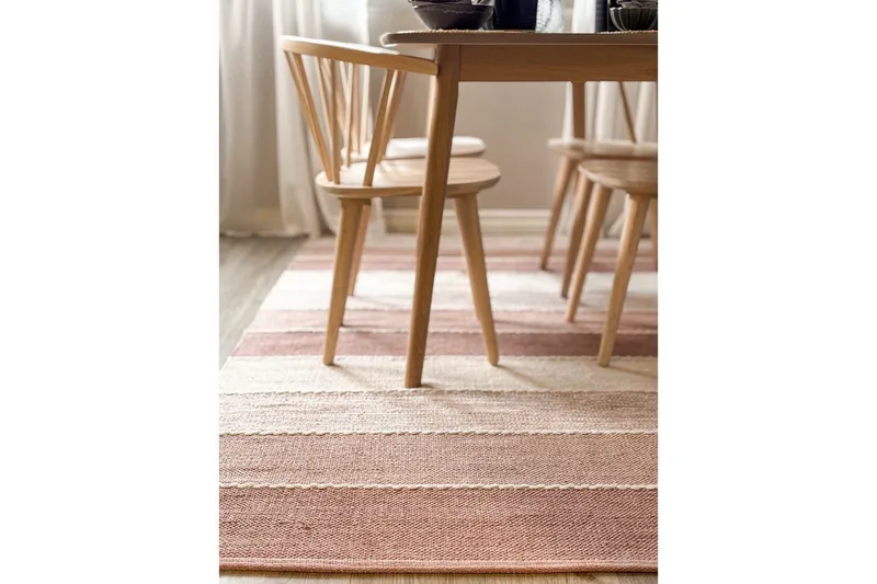 Garnmatta Båstad - 140x200 cm, Gammelrosa - Textilier & mattor - Mattor - Modern matta - Bomullsmattor