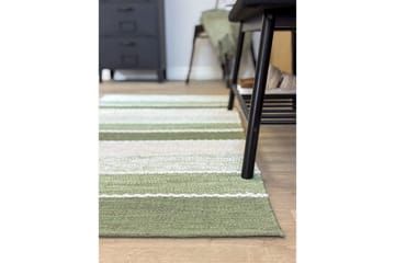 Garnmatta Båstad - 140x200 cm, Grön - Textilier & mattor - Mattor - Modern matta - Bomullsmattor